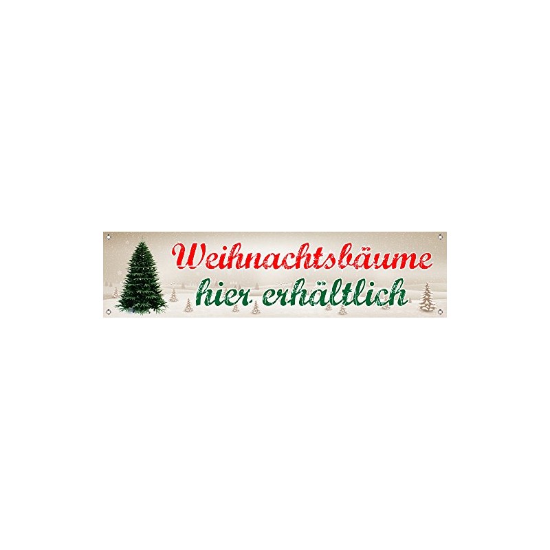 Advertising banner, Christmas tree, Christmas tree, tarpaulin "Christmas trees" 2000