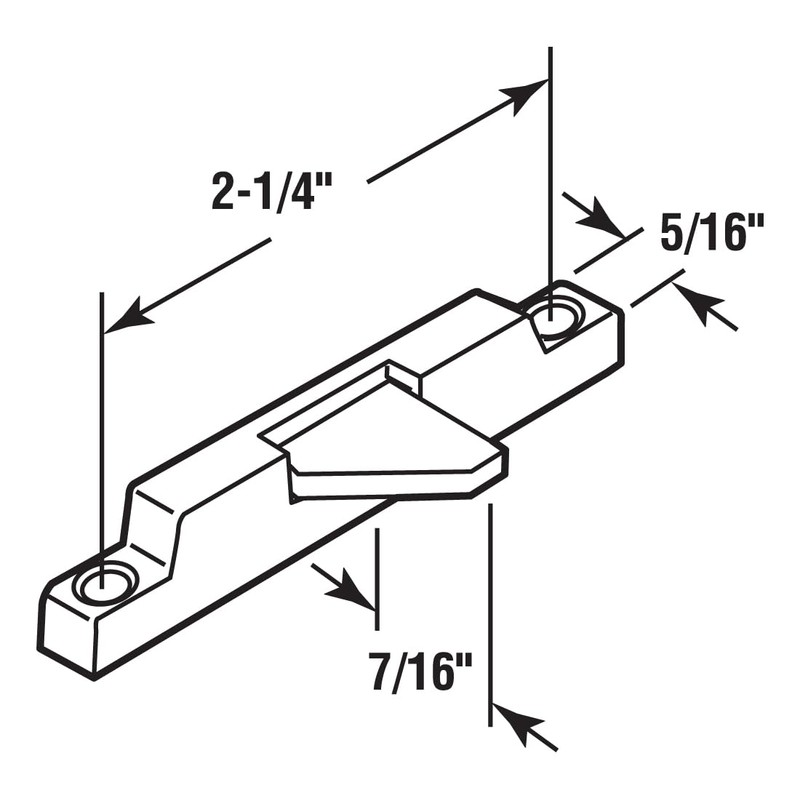FHC S4600 Sliding Vinyl Window Vent Stop