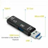 SD Card Reader, Dual Connector USB C Card Reader USB