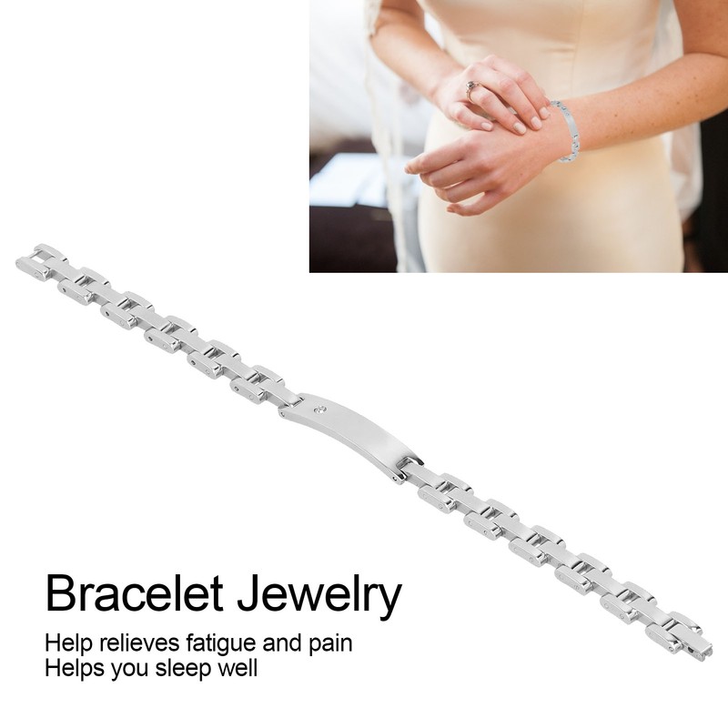 Women Magnetic Therapy Bracelet Fatigue Relief Help Sleep Bracelet Jewelry