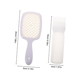minkissy Novelty Hair Styling Wide Tooth Detangler Vented Hair Brush Scalp Massage Comb Set