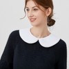 Booluee Fake Collar Detachable Dickey Collar Blouse Half Shirts Doll