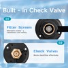 FYRIXY RV City Water Inlet with Check Valve – 3/4″