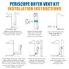 Woodeze - Close Clearance Dryer Vent Periscope Pipe 29"-50" |