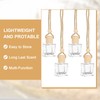 uxcell 100pcs Hanging Car Air Freshener Perfume Bottle, 10ml Pendant