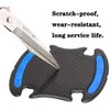 YOYCOOL 8Pcs 3D Carbon Fiber Auto Door Handle Scratch Protection