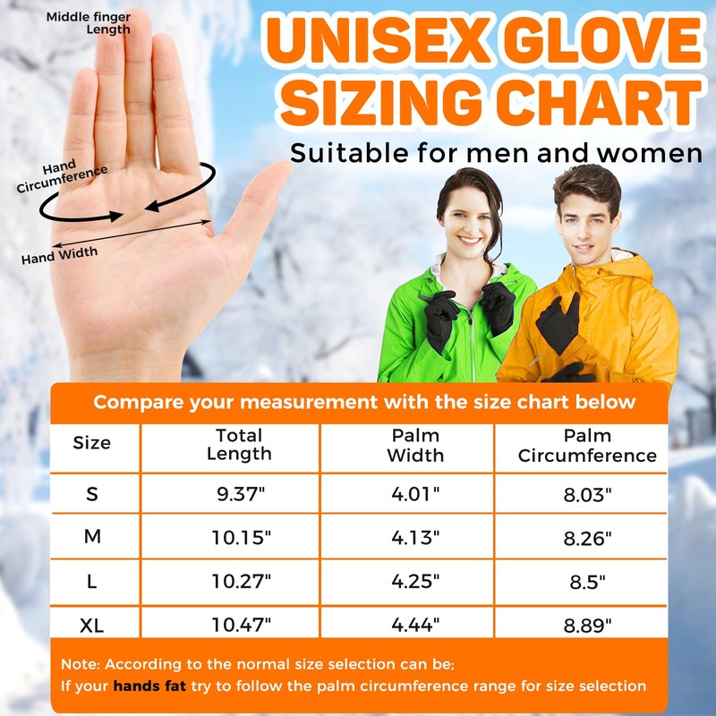 AURUZA Men's Cycling Gloves with 5 Finger Touch Screen, 8