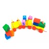 Train Carriage Juego Didactico Tren Bloques Madera Apilable Numeros Letras