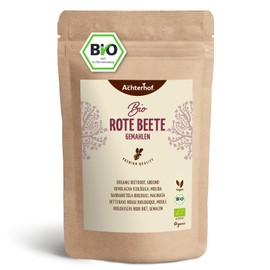 Beetroot Powder Organic 250 g Earthy, Savoury and Sweet, Raw and Cooked Use, Ideal for Colouring Food, by Achterhof