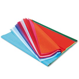 Scola Spectra Deluxe Bleeding Art Tissue P0058506, 20 Assorted Colors, 20" x 30", 20 Sheets