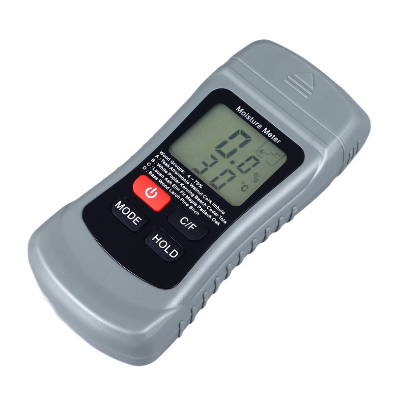 Pin Type Moisture Meter LCD Digital Display Moisture Detector for