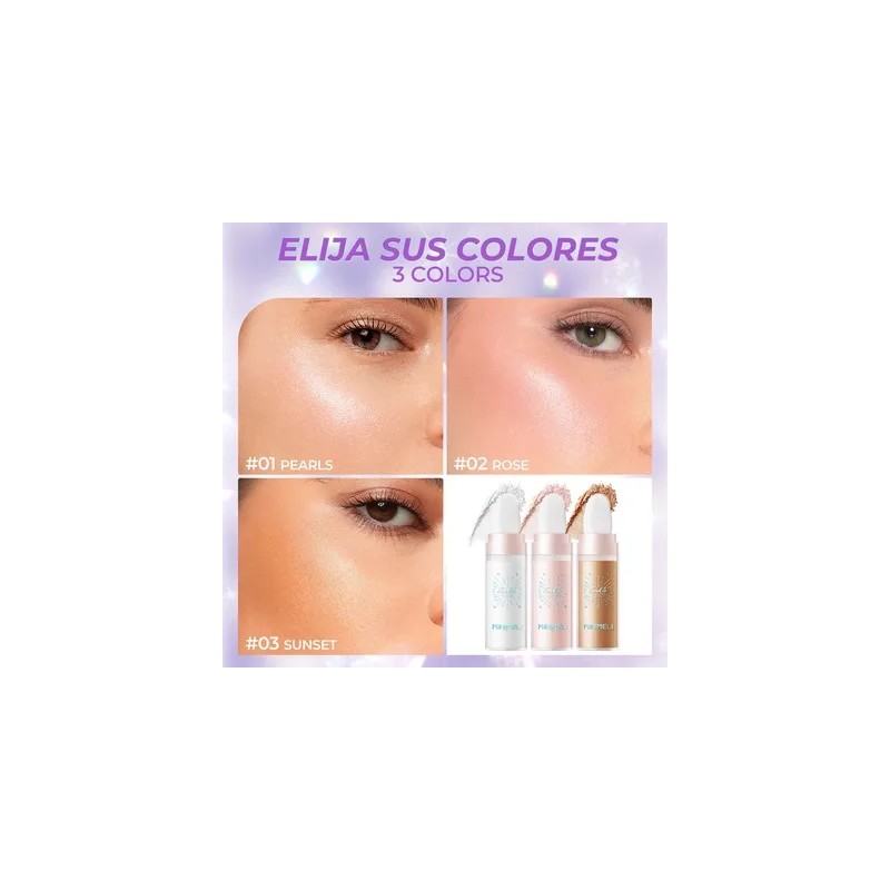 Minimeli 6pcs Kit Maquillaje Completo Base Corrector Labial