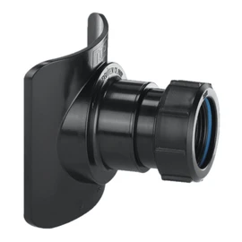 Bossconn110-Bl Mechanical Soil Pipe Boss Connector, 1.25 Inch, Black