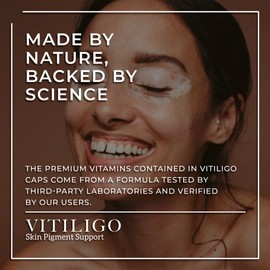 Dermawonder Vitiligo Capsules 60 Count | Effective Vitiligo Supplement | Reduce White Spots and Improve Skin Pigmentation Support | Suitable for All Skin | Natural Solution for White Spots on (3)