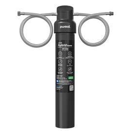 Pureal Hybrid Home PPU-1700K Under Sink Water Filter System, 20K Gallons, NSF/ANSI 42&372, Mineral Sediment Carbon Block KDF Polyphosphate Filter for Scale & Lead & Chlorine