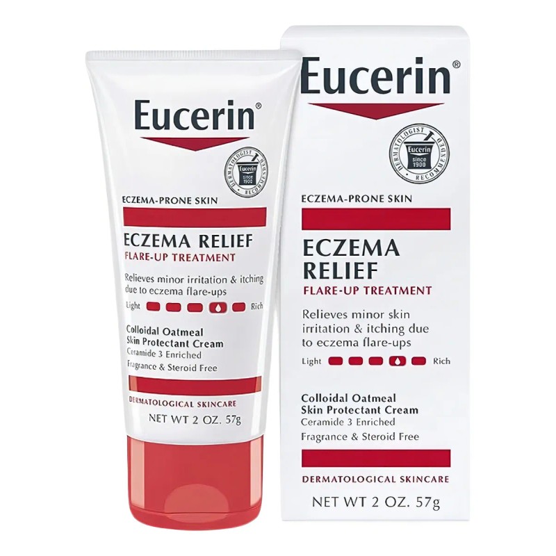 Eucerin Tratamiento para Brotes de Eccema, Alivio Inmediato, Piel Sensible,