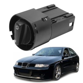 GNXfixt Control Switch Lamps Car for A3 8L 1996-2003 Leon 1M Toledo 1M 1999-2006 F-b-a 6Y 1999-2008 Main Light Switch Light 1M1941531E, 6Y1941531L, 8L2941531G