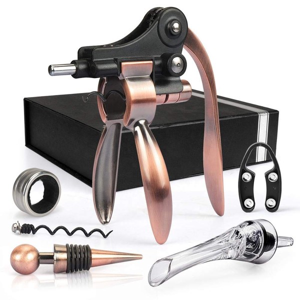 Wine Bottle Opener 6 pieces Corkscrew Set Rabbit Bottle Opener