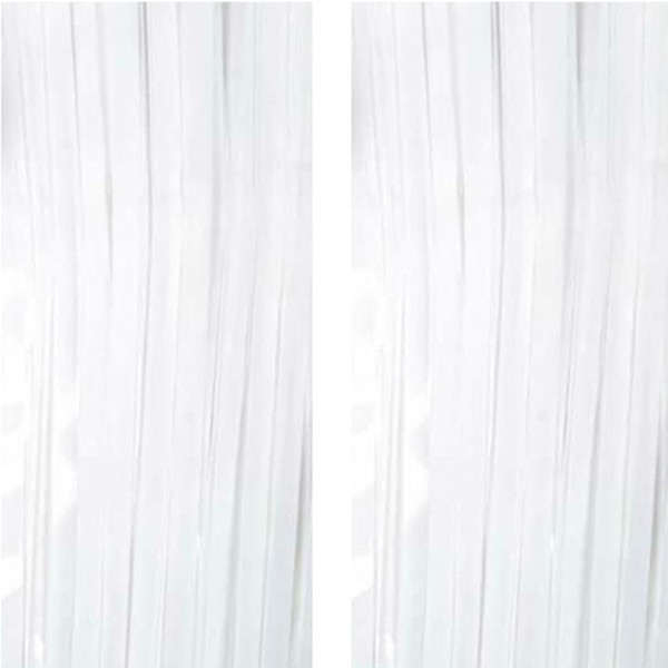 White Backdrop Streamers AILEXI 2 Pack 1 m x 2