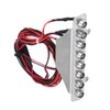 RC Car Light Set, 8 LEDs Light Bar White Red