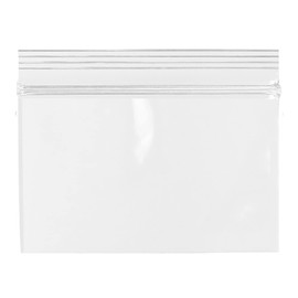 GPI - 6" X 4" 100 Count, 2 Mil Clear Reclosable Zip Plastic Poly Bags with Resealable Lock Seal Zipper for Snack, Candy, Nuts, Cookies, Sewing Supplies, Beads.