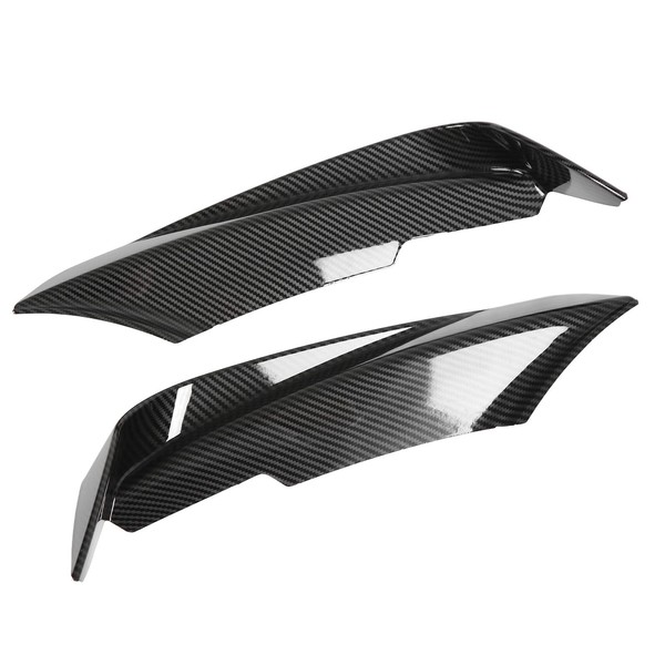 EVGATSAUTO Front Bumper Spoiler, 2pcs Front Bumper Vent Canard Splitter