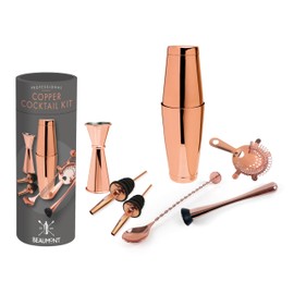 8 Piece Cocktail Kit - COPPER
