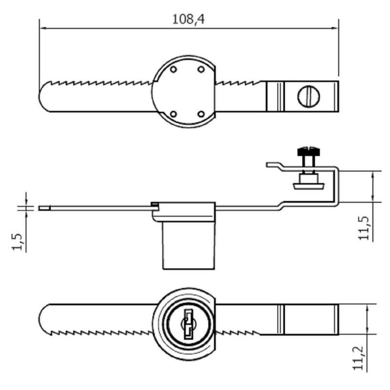 Shimizu SGL Sliding Glass Lock
