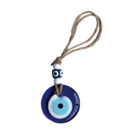 KGDUYC Turkish Blue Eye Evil Eye Amulet Wall Hanging 5cm Evil Eye Ornament Amulet Decoration Home Decor Protection Blessing Charm Gift Glass Beads Home Pendant Cheap Talisman