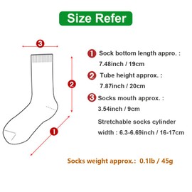 Dress Socks for Mens Womens Colorful Funny Novelty Crew Socks 10 Pack