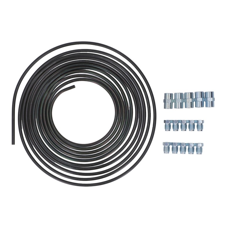 5m PVF Coated Steel Brake Line Pipe Tubing Kit with