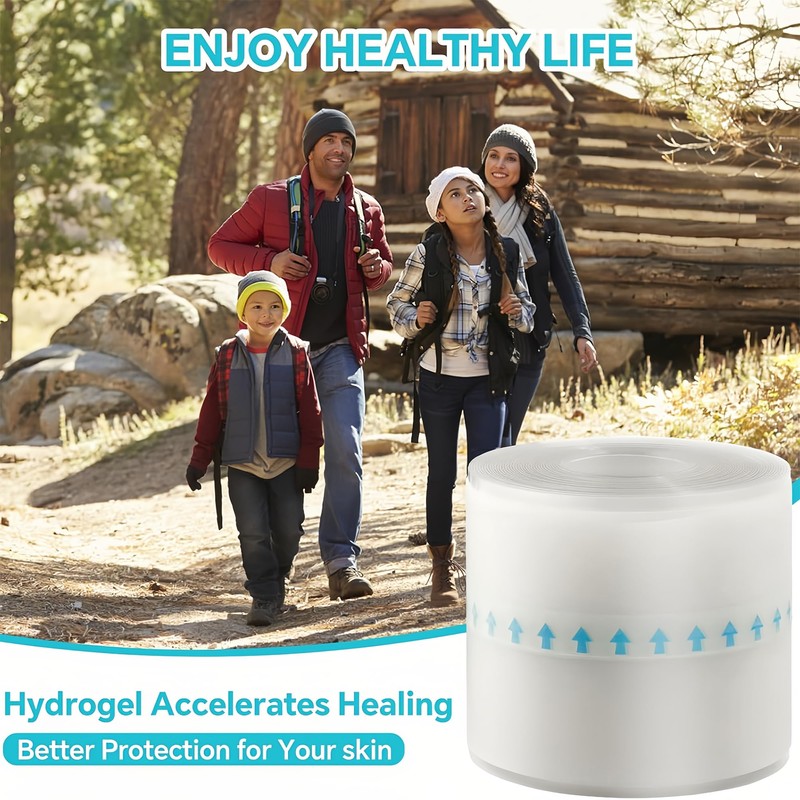 Hydrocolloid Dressing Roll, 2 in x 16.4 ft, Waterproof, Cut