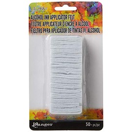 Ranger TIM20844 Adirondack Alcohol Ink Replacement Felt Pack,White