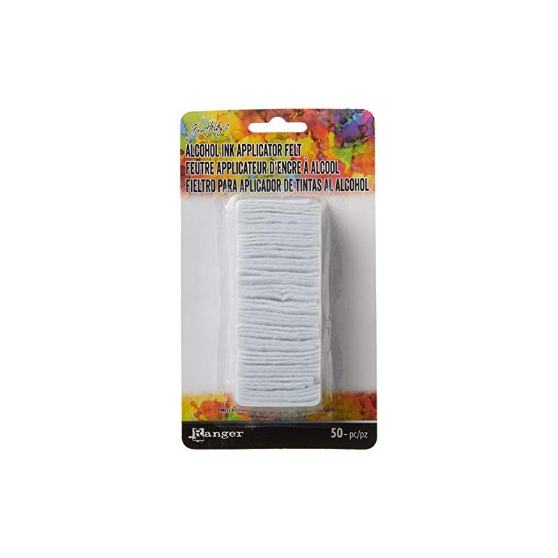 Ranger TIM20844 Adirondack Alcohol Ink Replacement Felt Pack,White