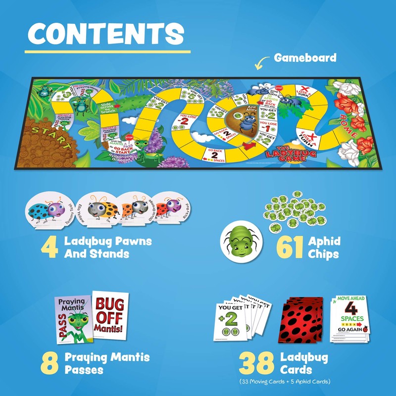 The Ladybug Game! Award Winning Kids Board Game. A Super