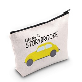 TV Show Inspired Gift Let's Go to Storybrooke Cosmetic Bag Fairytale Gift (Let's Go to STO-ry CA Bag)