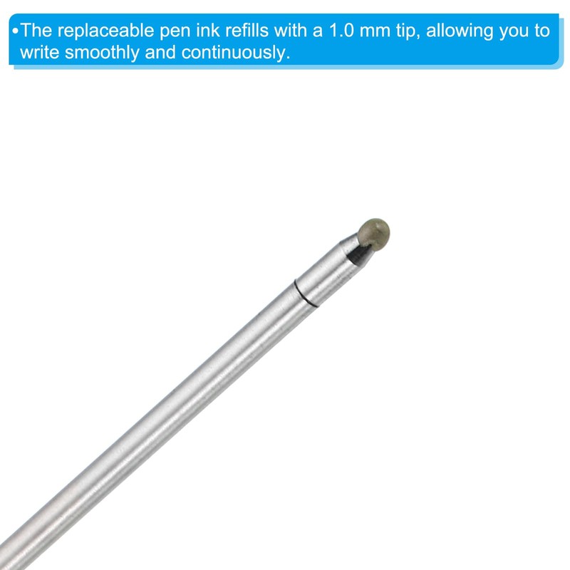 PATIKIL 0.6mm Ballpoint Pen Refill, Pack of 20 Ballpoint Pen