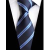 Corbatas a rayas para hombres y niños, de moda, de