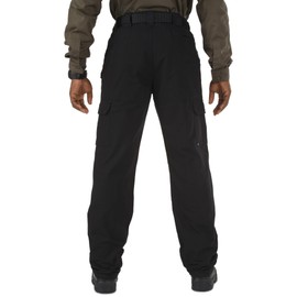 5.11 Tactical Men's Active Work Pants, Superior Fit, Double Reinforced, 100% Cotton, Black, 44W x 30L, Style 74251