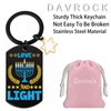 Davrock Rosh Hashanah Hanukkah Gifts for Women Hanukkah Keychains Rosh