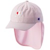 Champion 141-0109 Kids Cap with Flap, safety pink, 53.0-55.0 cm
