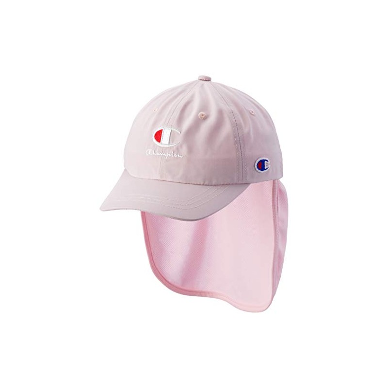 Champion 141-0109 Kids Cap with Flap, safety pink, 53.0-55.0 cm