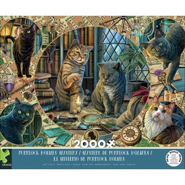 Ceaco - Purrlock Holmes Mystery - 2000 Piece Jigsaw Puzzle