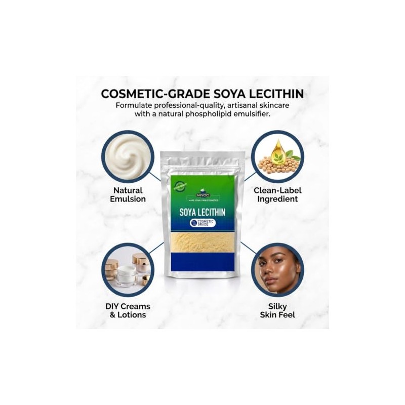 Lecithin – (3.52 oz / 100g) Natural Cosmetic Grade Phospholipid