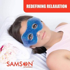 Cold Eye Mask Gel Bead Cooling Eye Mask for to reduce dryness, puffiness, swelling, dark circles, fine lines & other aging signs.
