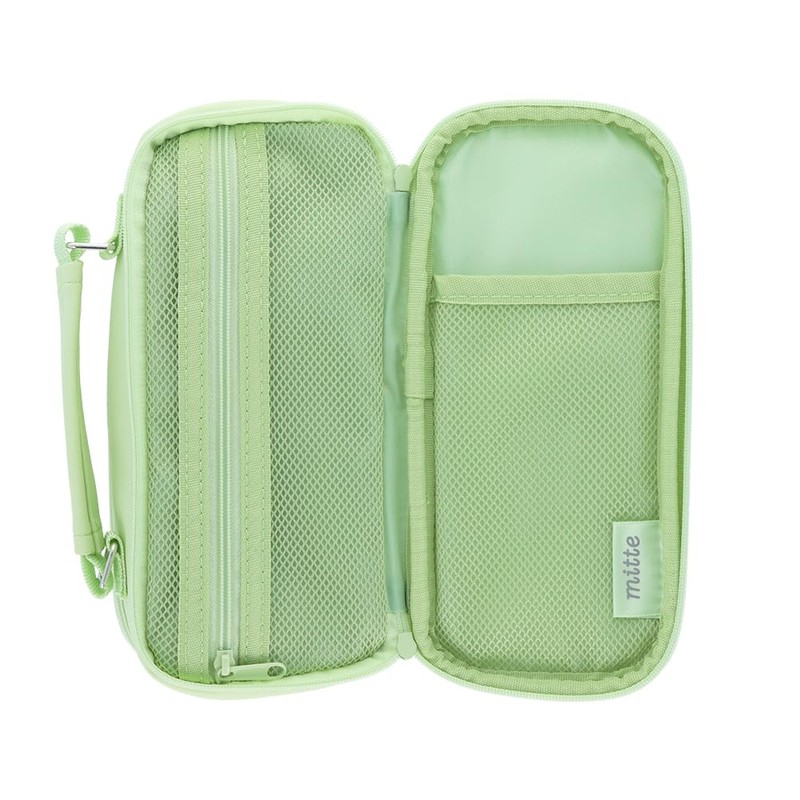 Sun-Star Stationery Pen Case with Function Mitte Leaf Green S1428993