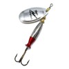 Mepps Aglia LongCast spinner fishing hook, silver