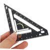 SHINEOFI 1 Set Carpenter Square Ruler Durable Woodworking Measuring Tool