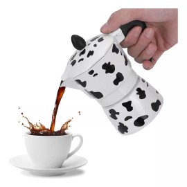 GNERICA Cafetera Italiana De Aluminio Para 6tazas