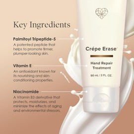 Crépe Erase Advanced – Anti Aging Hand Repair Treatment with TruFirm Complex – Fragrance Free – 3 Ounces